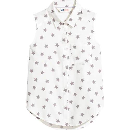 Рубашка H&M 5057186 170 см белая