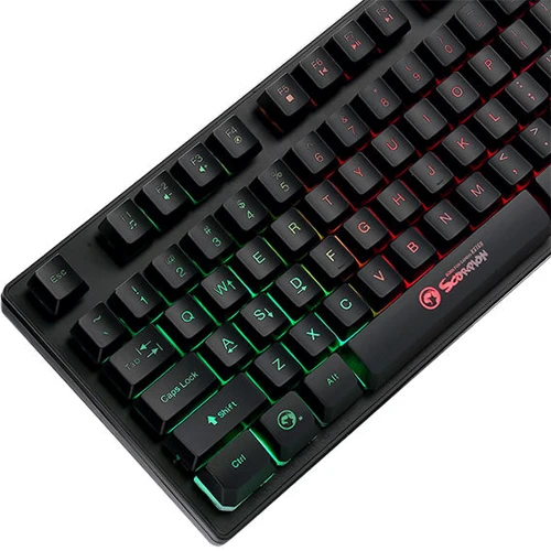 Клавиатура Marvo K616 Neo Multi-LED Black (K616.NEO): Подключение проводное