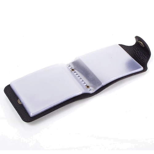 Чоловік Картхолдер DNK Leather темно-коричневий (DNK-Cards-Hcol-F): Формат гаманця вертикальний