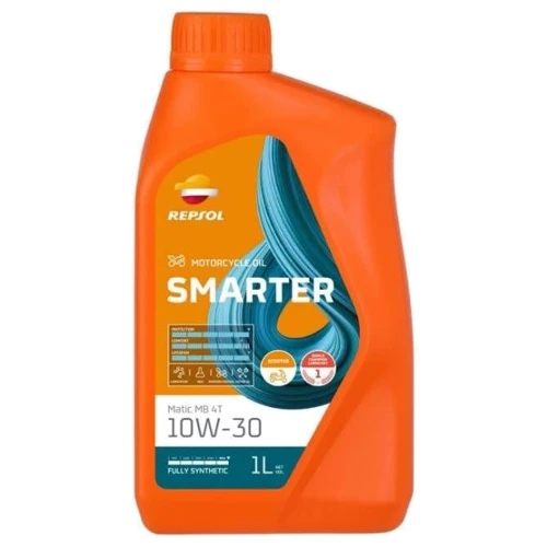 Олія для мототехніки REPSOL SMARTER MATIC MB 4T 10W-30 (12х1Л): Тип синтетичне