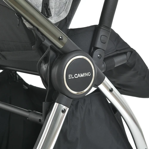 Коляска дитяча EL CAMINO ME 1078 VERSA Melange Gray Сірий (ME 1078 Melange Gray) фото 11