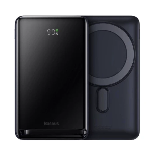 Внешний аккумулятор Baseus Power Bank 10000mAh 20W Magnetic Bracket Wireless Fast Charge Blue (PPCX000203)