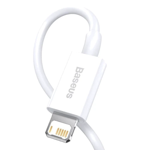 Кабель Baseus USB Cable to Lightning Superior Series 2.4A 1.5m White (CALYS-B02): Тип USB Cable - Lightning