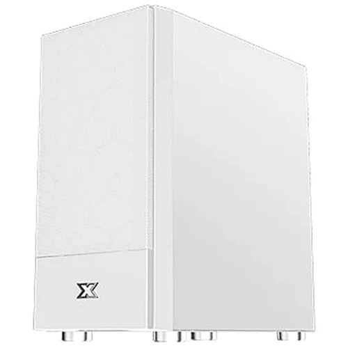 Корпус Xigmatek Oreo Arctic White (EN47772): Матеріал передній панелі метал