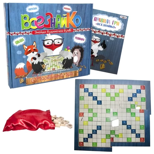 Настольная игра Strateg Всезнайка (8002)