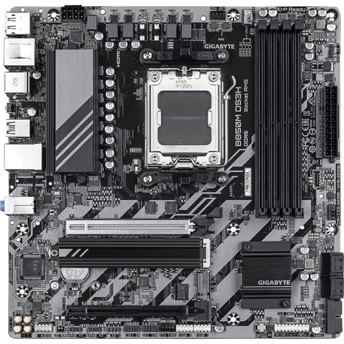 GIGABYTE B850M DS3H UA: Оперативная память 4xDDR5 8200 МГц, до 256 ГБ