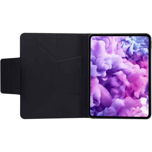 Аксессуар для iPad LAUT ZURO FOLIO with Apple Pencil Black (L_IPP24S_ZU_BK) for iPad Pro 11 2024 M4: Особенности Складывается в подставку, Приятен на ощупь, Стильный дизайн, покрытие из микрофибры, Надежная защита от царапин и загрязнений, магнитное сцепление, режим автопробуждения/сна