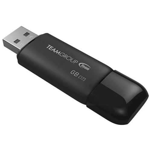 USB-флешка Team 64GB C173 USB 2.0 Pearl Black (TC17364GB01): Стандарт USB USB 2.0
