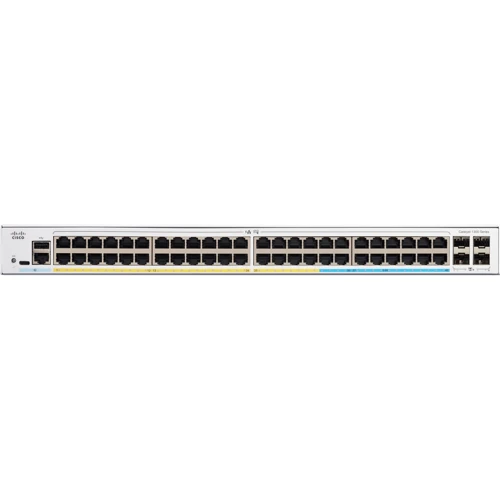 Сетевой коммутатор Cisco C1300-48T-4G: Порты только Gigabit Ethernet (10/100/1000)