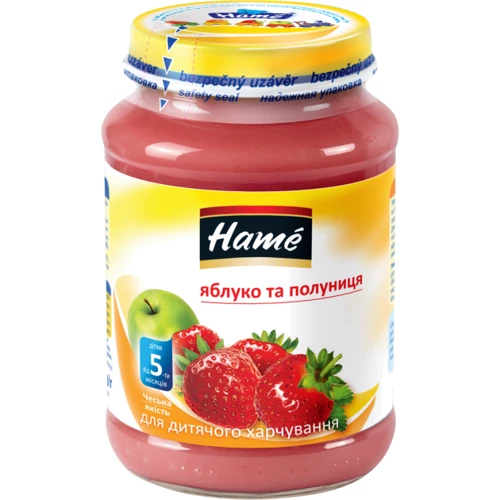 

Пюре Hame яблоко и клубника 190 (8595139703714)