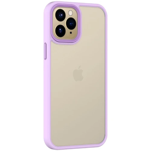 Чехол для iPhone Mobile Case TPU+PC Metal Buttons Lilac for iPhone 11 Pro Max