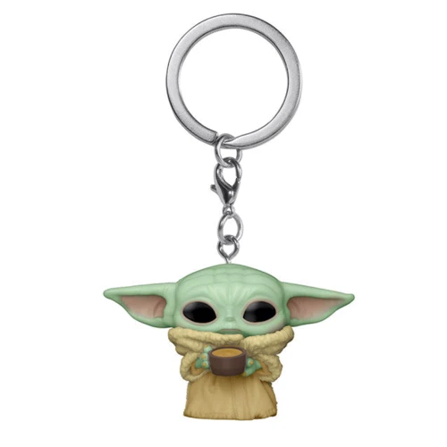 Игровая фигурка на клипсе Funko POP! серии Мандалорец - Малыш с чашкой (53042)