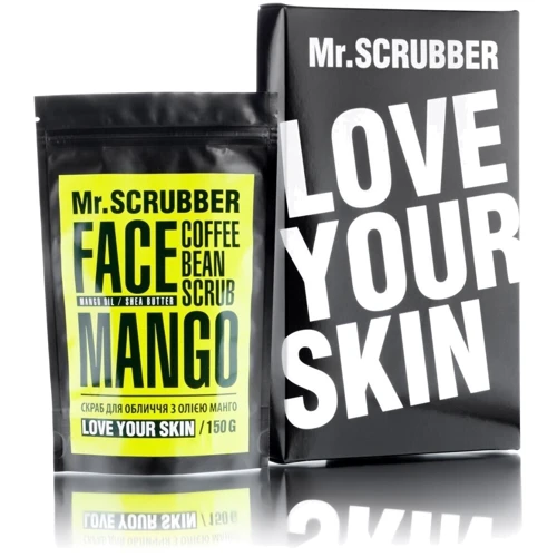 Mr.SCRUBBER Кофейный скраб для лица Mango 150 g