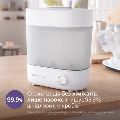 Стерилизатор электрический Philips AVENT 2 в 1 Advanced (SCF291/00) фото 8