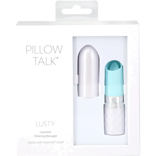 Вибратор Pillow Talk Lusty Luxurious Flickering Massager - Teal