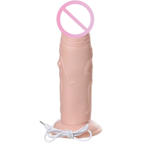 Вибратор на присоске с пультом Toyfa Realstick Nude