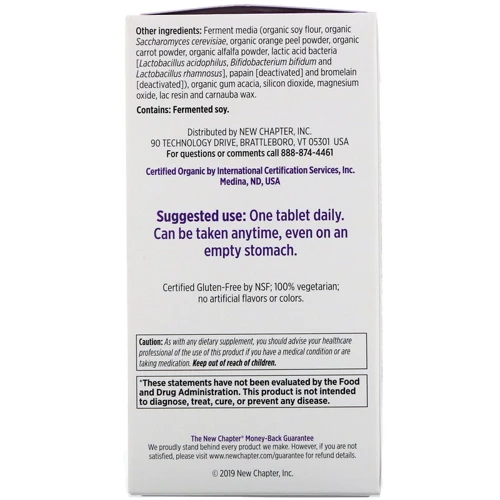 New Chapter, 55+ Every Man's One Daily Multi, 72 Vegetarian Tablets (NCR-90128): Стать Чоловік