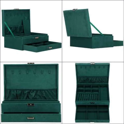 Скринька для прикрас (футляр для біжутерії) Springos 27x19x10.5 см HA1049 фото 1