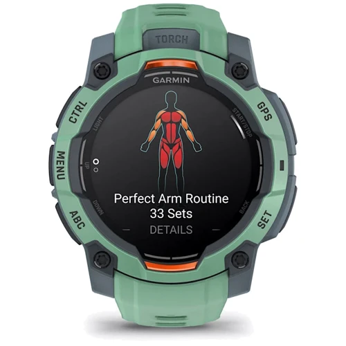 Смарт-часы Garmin Instinct 3 AMOLED 45mm Neotropic with Neotropic Band (010-02936-01): Фитнес-функции Подсчет калорий, Секундомер, GPS-модуль, Пульсоксиметр, Альтиметр, Пульсометр, Шагомер
