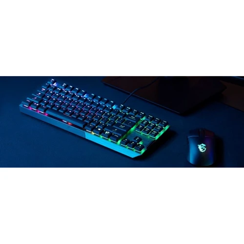 Клавиатура MSI Vigor GK50 Low Profile TKL UA (S11-04UA210-GA7): Тип клавиатуры игровая