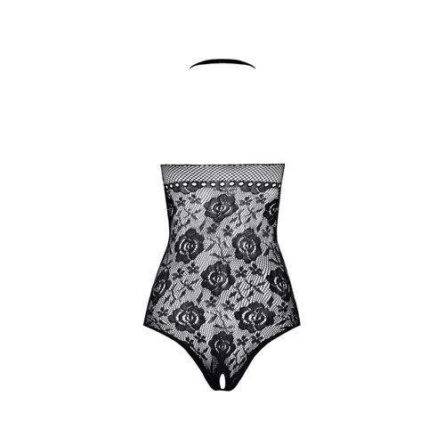 Бодистокинг с имитацией корсетной шнуровки Passion BS094 One Size, red