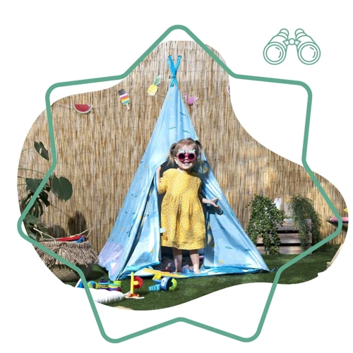 Палатка Badabulle Віг Вам Jungle Tepee УФ защита (B038000)