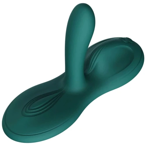 Sit-on-top смарт-вибратор Zalo – Flora Smart Vibrating Pad Turquoise Green, 9 моторов