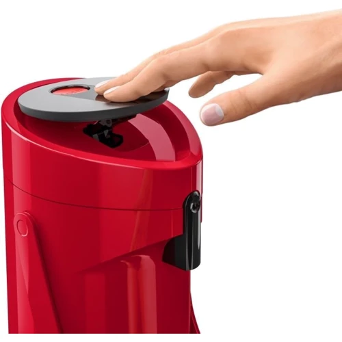 Термос Tefal Ponza Pump 1.9 л красный (K3140314): Крышка пластик