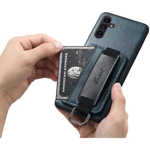 Чехол для телефонов Epik Leather Case Wallet and Straps Blue for Samsung A145 Galaxy A14 4G / A146 Galaxy A14 5G фото 7