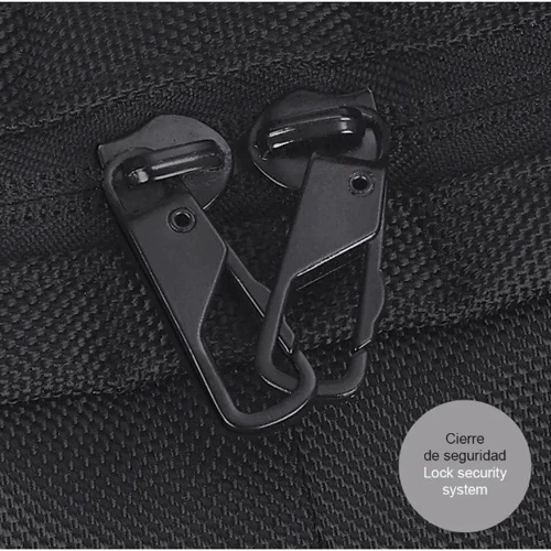 Рюкзак для ноутбука Gabol Backpack Intro 5.6L Black чорний (412851-001): Застібка Молния