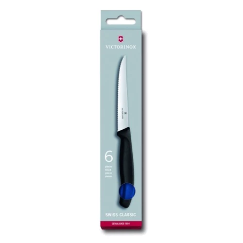 Нож для стейка Victorinox SwissClassic Steak Set 6 шт. (6.7232.6): Лезвие Нержавеющая сталь