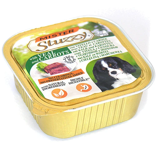 Корм для собак Mister Stuzzy Dog Veal Carrot телятина морква, паштет, 150 г