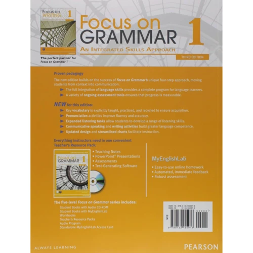Focus on Grammar 1 (3rd Edition) Introductory SB+CD: Производитель Pearson Education