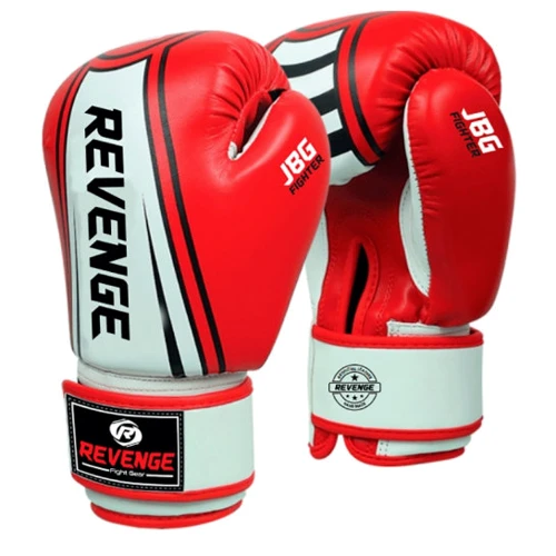 Детские боксерские рукавицы Revenge Красно-белые EV-10-1223-6 унц