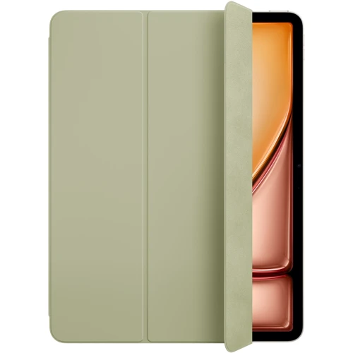 Аксессуар для iPad Apple Smart Folio Sage (MWKC3) for iPad Air 13 (2024 / 2025): Материал полиуретан