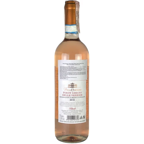 Вино Villa Cornaro Pinot Grigio Blush Delle Venezie сухое розовое 0.75 л (FSH_8001906997656): Страна производитель Италия