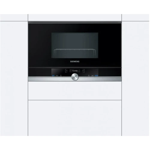 Встраиваемая микроволновая печь Siemens BE634LGS1: Мощность микроволновки 900 Вт