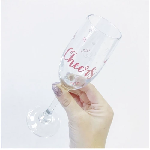 Бокал для шампанского Cheers желтый