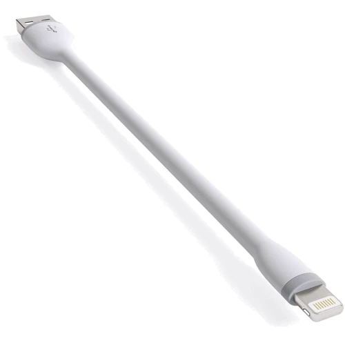 Кабель Satechi USB Cable to Lightning Flexible Charging 15cm White (ST-FCL6W) фото 3