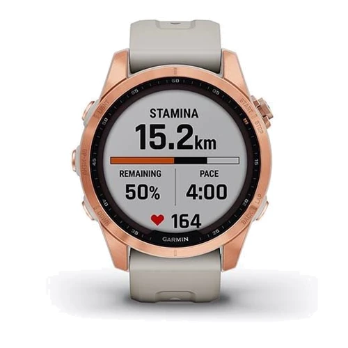 Смарт-часы Garmin Fenix 7S Solar Rose Gold with Light Sand Band (010-02539-11): Тип гаджета Взрослые смарт часы