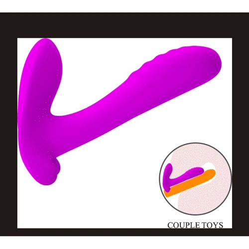 Вибробабочка с стимулятором клитора PRETTY LOVE - Remote Control Massager, BI-014850W
