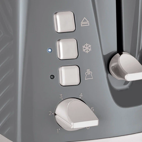 Тостер Russell Hobbs 26392-56 Groove Grey: Материал корпуса пластик / металл