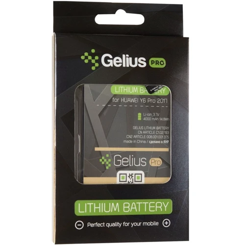 Аккумулятор Gelius Pro 4000mAh (HB406689ECW/396689ECW) for Huawei Y7 фото 3