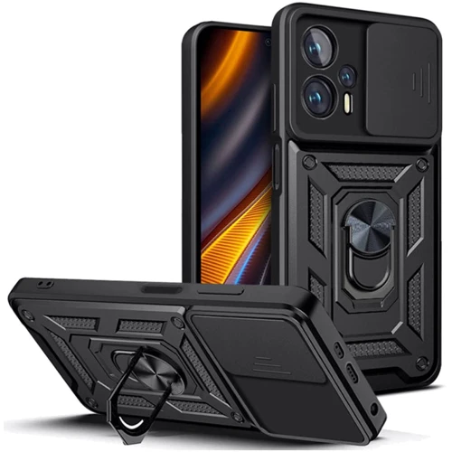 Чехол для телефонов Mobile Case Camshield Serge Ring Black for Xiaomi Poco X4 GT