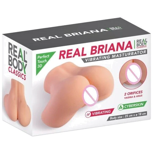 Мастурбатор с вибрацией Real Body Real Briana