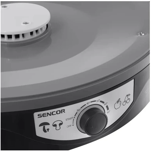 Сушарка для фруктів та овочів Sencor SFD 3109BK: Потужність, Вт 250