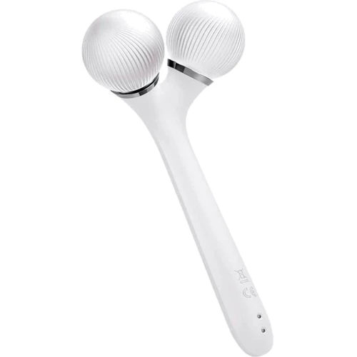 Масажер Звуковий ролик для обличчя та тіла GESKE Sonic Facial & Body Roller 4 в 1 White (GK000041WH01)