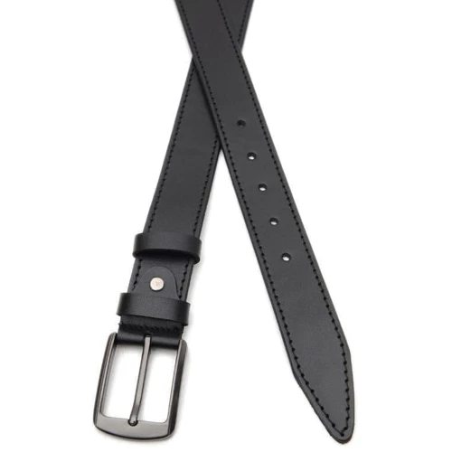 Чоловічий ремінь Borsa Leather чорний (V1115GX17-black): Стать Чоловік