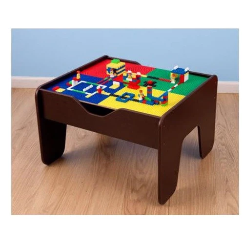 Залізниця KidKraft 2 in 1 activity table with board - espresso (17577) фото 1