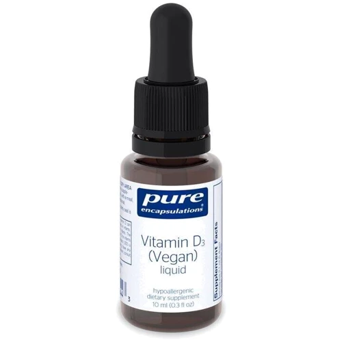 Pure Encapsulations Vitamin D3 vegan 10 ml Вітамін D3 Веганська (PE-01644)